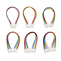 Kabel Konektor JST XH XHB XHS 2.54 5Pin 2 3 4 5 6 7 8 14 Pin 2.5MM Male ke Kabel Tanpa Ujung
