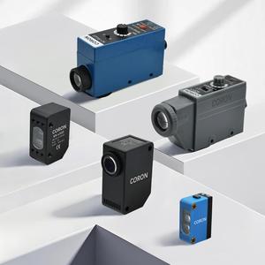 Fuente de luz RGB de alta precisión Salida NPN/PNP CORON Sensor de color óptico Detección de alta diferencia Sensor de marca de color - Product Image 1