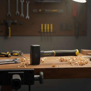 Martillo de goma Stanley de 1000g con mango sintético para trabajos de precisión - Product Image 3