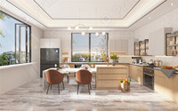 Ensembles d'armoires de cuisine Finition élégante avec rangement réglable et construction durable pour une utilisation durable Ensembles d'armoires de cuisine
