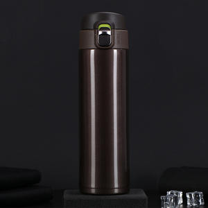 Bottiglia d'Acqua in Acciaio Inox 500ml Senza BPA Thermos in Metallo Isolato Sottovuoto con Tappo a Rubinetto per Mantenere Freddo e Caldo - Product Image 2