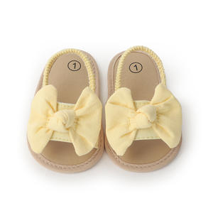 Сандалии и тапочки для новорожденных девочек на резиновой подошве с блестками, 0-1 год - Product Image 1