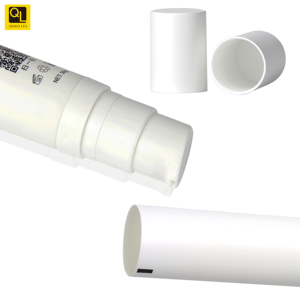 Tube en plastique PE de 25 mm de diamètre pour écran solaire, lotion cosmétique, fond de teint liquide, emballage personnalisable, estampage à chaud, vis blanche - Product Image 2