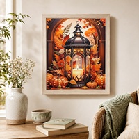 Kit de Bricolage Lampe Décorative Maison Chambre Luxe Fournitures Halloween Peinture Diamant Perle Artisanat DIY Vente Directe Fabricant Usine Dropshipping