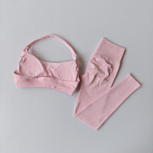 थोक ठोस महिलाओं की जिम फिटनेस ने निर्बाध पुश-अप स्पोर्ट्स ब्रा के लिए सांस लेने योग्य है - Product Image 3