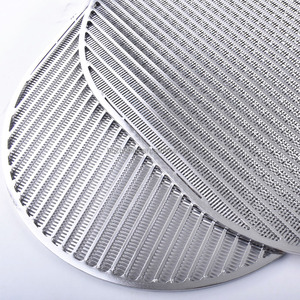 Maille filtrante de conception de cercle de trou convexe de feuille d'acier inoxydable micro perforée pour des panneaux de plateaux de plaque maille convexe d'écran de trou - Product Image 2