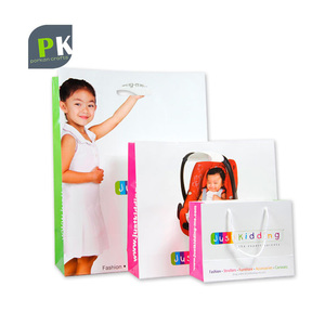 Logotipo personalizado impreso arte Sac En bolsa de compras de papel de bolsa de papel con <span class=keywords><strong>mango</strong></span> - Product Image 6