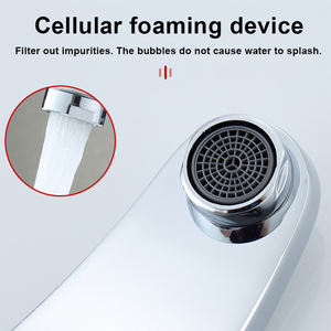 Robinet automatique à capteur infrarouge <span class=keywords><strong>en</strong></span> alliage de zinc, eau froide, 3 voies, à poser sur comptoir, finition chromée, débit 16-28L/min - Product Image 3