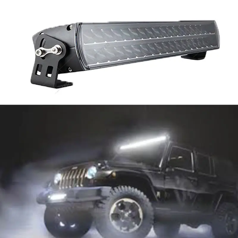 BRT Super Bright Daul Row High Power Off Road 4X4 20 30 40 LED Light Bar Combo Driving Spot Car 14 Inch LED Light Bar