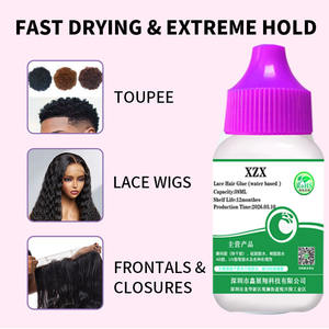 Colle à perruque invisible 38 ml, tenue de 4 à 6 semaines, marque privée, transparente, parfum fruité, meilleure colle pour dentelle, transparente, imperméable - Product Image 2