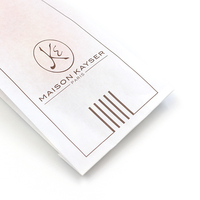 Sac à Pain en Papier Kraft Personnalisé, Écologique et Recyclé pour Boulangerie, Spécial Baguette Française, avec Fenêtre