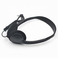 Earphone Gaming ringan colokan 3.5mm, headphone berkabel pengiriman cepat untuk dewasa