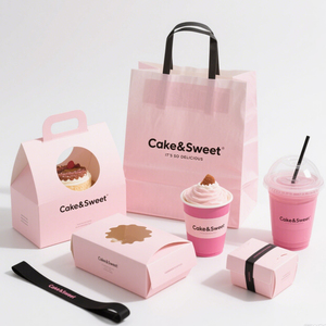 <strong>Custom</strong> <strong>Printed</strong> With Logo Food Grade Wholesale Bakery Dessert Pastry Takeaway Cookie Cake Paper <strong>Boxes</strong> <strong>Donut</strong> Waffle Packaging Box - Product Image 5
