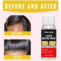 Spray Fixateur Adhésif Fort pour Perruques Lace Front et Extensions