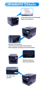 Hỗ trợ tất <span class=keywords><strong>c</strong></span>ả <span class=keywords><strong>c</strong></span>á<span class=keywords><strong>c</strong></span> hệ thống POS bán lẻ thương mại Máy in hóa đơn nhiệt 80mm 200 Tính năng tải xuống logo <span class=keywords><strong>c</strong></span>ó thể tùy chỉnh tố<span class=keywords><strong>c</strong></span> độ mm/giây! - Product Image 6