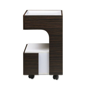 Carrello da Salone Moderno <span class=keywords><strong>di</strong></span> Lusso in Legno con 2 Ripiani Bianco per Saloni <span class=keywords><strong>di</strong></span> <span class=keywords><strong>Bellezza</strong></span> e Uso in <span class=keywords><strong>Officina</strong></span>, Carrello Porta Utensili Estetici Durevole - Product Image 5