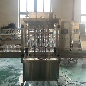 Máquina de llenado de cosméticos automática de 8 cabezales, rango de 100ml-1000ml para bebidas y productos químicos, equipo de llenado de émbolo, embalaje de bolsas - Product Image 1