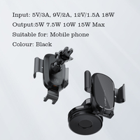 LDNIO MW21 Support de voiture à rotation de 360 degrés Support de téléphone rétractable pour voiture Bras télescopique Support de téléphone à ventouse