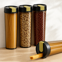 1000ml Kitchen spaghetti pasta package Bucket Jar multi purpose Rice noodle Food Storage conteneur