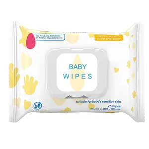 Custom logo Baby mouth and hands wipes wholesale Biodegradable Baby Wipes 99% Purified Water Safe for Sensitive Skin