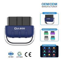 Lector de Códigos OBD-II Inteligente con IA, Bluetooth 5.4, Más de 40000 DTCs Integrados, Precio de Fábrica, DA200, para Todos los Vehículos