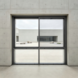 Fenêtre coulissante à cadre en aluminium de conception moderne Deioux avec système à triple rail pour appartement, OEM ODM personnalisé - Product Image 1