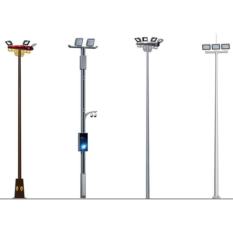 20m 30m LED High Mast Light for Outdoor Stadium Road Steel Manufacturer Port Dock High-Speed Service Area Automatic Lifting IP65 LED Lights