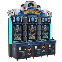 Artbel Mech Ghost City Simulateur d'arcade à monnayeur pour 3 joueurs, en plastique et métal, 220V, avec jeu de tir à tickets, garantie 1 an
