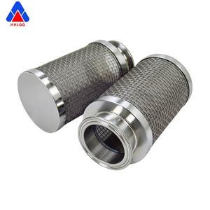 Cartouche filtrante en maille métallique de titane fritté haute pureté 0,22m-100m, résistante à la corrosion, certifiée ISO9001, pour eau chimique - Product Image 2