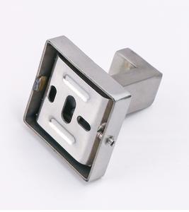 Crochet de manteau noir poli carré d'outils d'accrochage muraux en métal adhésif fort simple - Product Image 4