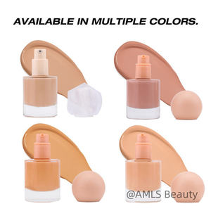 OEM High Quality Private Label Matte Waterproof Oil-Control Dark Cream <b>Foundation</b> Long Lasting Makeup - Product Image 4