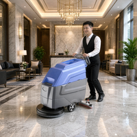 Autolaveuse autoportée avec raclette en aluminium moulé sous pression – Machine de nettoyage de sols durable pour carrelage, béton et marbre