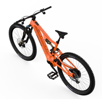 Vélo de montagne électrique à suspension intégrale en fibre de carbone, moteur central à couple élevé de 105 Nm, EMTB 12 vitesses, vélo de trail professionnel