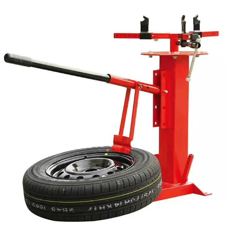 Machine manuelle à cueillir les pneus Machine à cueillir les pneus de moto Changeur de pneus