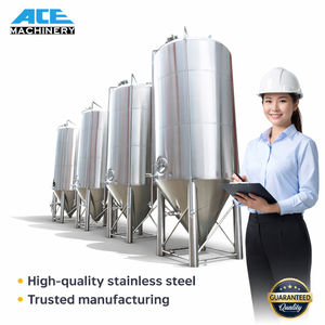 600L Stainless Steel Beer Fermentation Tank With <b>Cooling</b> <b>Jacket</b> and PLC Temperature Control - Product Image 1