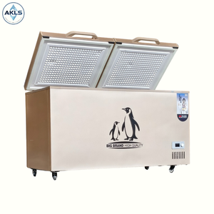 Hight độ bền 400L 600L 1000L iters congelateur horizontale sâu tủ đông tủ lạnh ngực cho cửa hàng thực phẩm đông lạnh trong siêu thị - Product Image 2