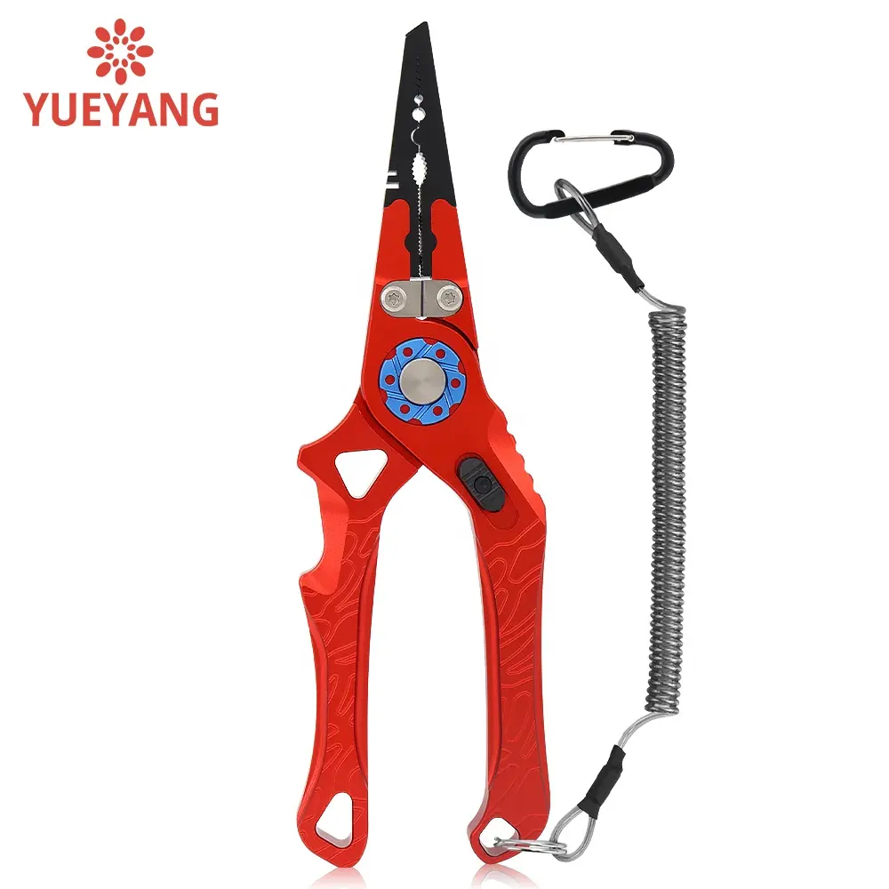 YUEYANG fish gripper multifunctional alloy fish pliers Metal fish clip new fishing clamp catch fishing gear accessories tool