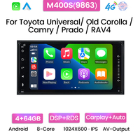MEKEDE 8core voiture lecteur dvd Radio stéréo GPS WIFI petit écran pas de machine de contrôle pour Toyota Terios ancienne Corolla Camry Prado RAV4