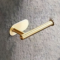 Porte-serviettes mural moderne en acier inoxydable avec crochet en U, installation sans perçage, adhésif multifonctionnel pour cuisine et salle de bain