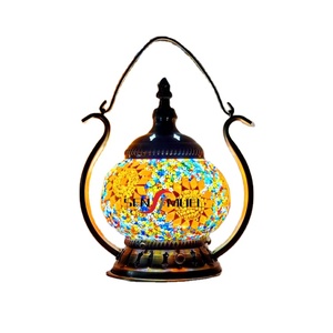 Lampada da tavolo in stile portatile con mosaico classico turco romantico in vetro colorato <span class=keywords><strong>Tiffany</strong></span> - Product Image 2