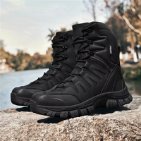 Bottes de randonnée imperméables confortables de grande taille pour les voyages en plein air, bottes tactiques