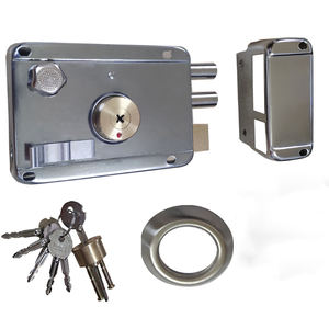 Medio Oriente argento ottone <span class=keywords><strong>cilindro</strong></span> serratura 120mm antifurto cerchione serratura per cancello - Product Image 1