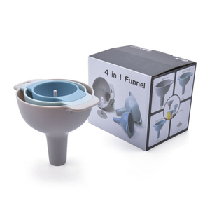 Imbuti <span class=keywords><strong>da</strong></span> cucina <span class=keywords><strong>da</strong></span> 4 confezioni in plastica per alimenti con filtri rimovibili per una comoda raccolta di utensili per il trasferimento di liquidi - Product Image 5