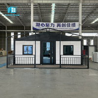 Maisons de cabines de conteneurs d'expédition pliantes modulaires extensibles pour maison minuscule de luxe mobile préfabriquée avec 3 chambres à coucher
