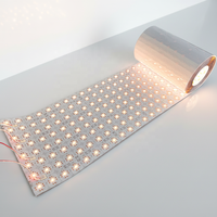 Plaques LED flexibles transparentes ultra-minces en matrice de pierre élastique, dimmables, pour panneaux lumineux en marbre