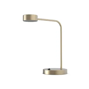 Led Brass Gold Desk Lamp Living Room Hotel Table Lamp Lamparas Mesa De Noche