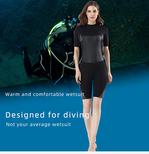 Muta da donna 3mm muta corta da Surf in Neoprene per sport acquatici