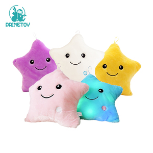 Wholesale <b>LED</b> Flash Lighting <b>Star</b> Plush Toys Light Soft Baby Toy Glowing PP Cotton Filled Cushion up <b>Led</b> <b>Stars</b> Pillow - Product Image 5