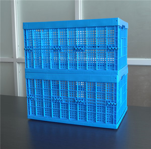 Lớn Nhựa Có Thể Gập Lại <span class=keywords><strong>Crate</strong></span> huyệt Ráp Trái Cây Rau Lưu Trữ Bin Tái Chế Trứng Thịt Gạo Hạt Giống Hộp Giỏ <span class=keywords><strong>Stackable</strong></span> - Product Image 6