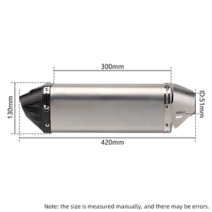 Silencieux d'échappement universel de moto de 51mm TRC Escape Moto <span class=keywords><strong>DB</strong></span> <span class=keywords><strong>Killer</strong></span> PCX125 NMAX155 Xmax300 <span class=keywords><strong>Z900</strong></span> S1000RR R6 CBR650 TRC - Product Image 5